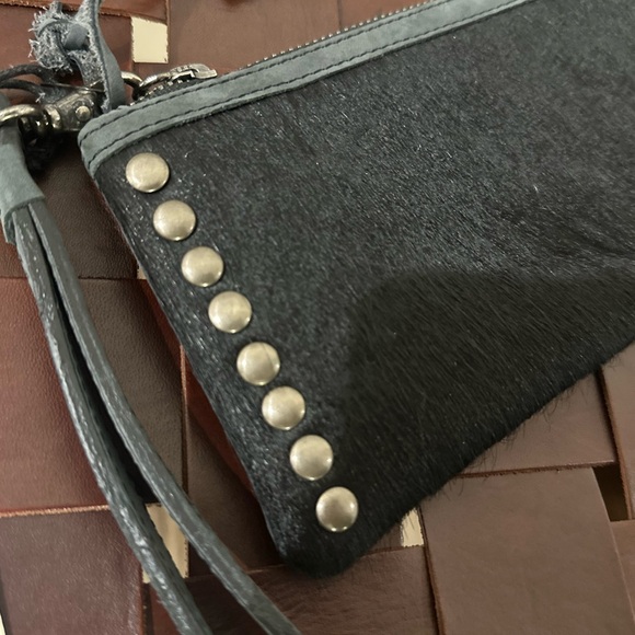 Idyllwind Black Leather Wristlet. Still new with tags attached. - Picture 2 of 10